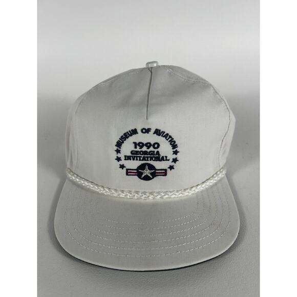 Vintage Museum of Aviation Hat Cap Adult Snapback Robins Airforce Base 1990 GA - Picture 1 of 7